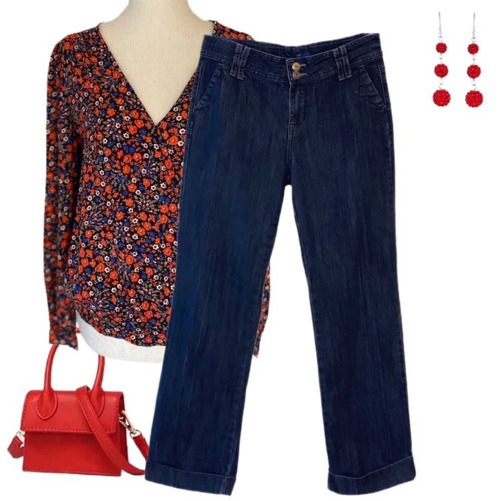 Bill Blass Vintage 90s High Waisted Straight Leg Jeans